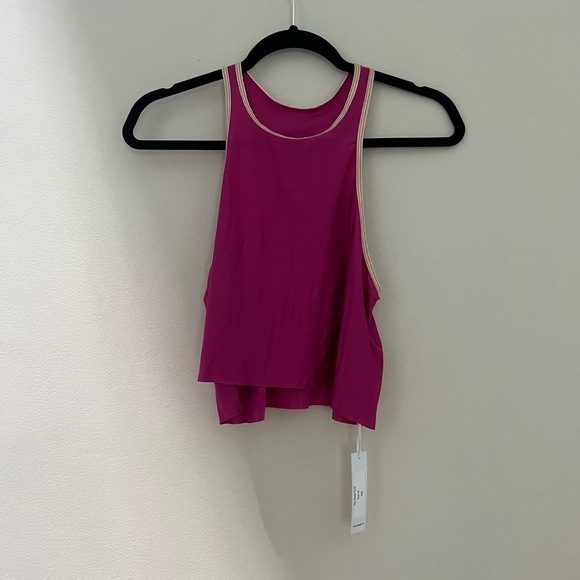 Fierce + Regal Woman’s pink The Sheer Tank top - Picture 2 of 9